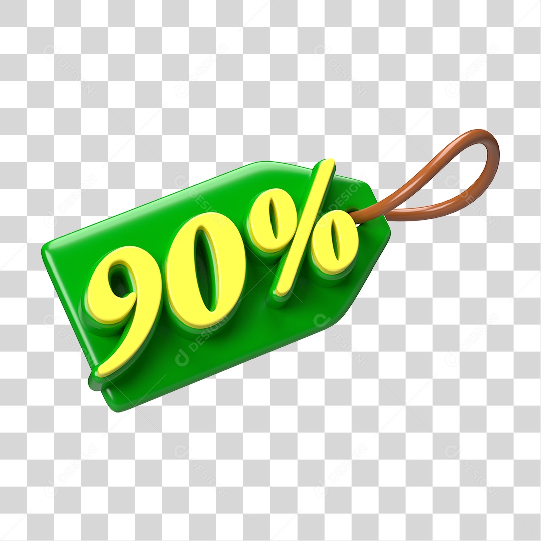 Etiqueta de Preço % PNG Transparente