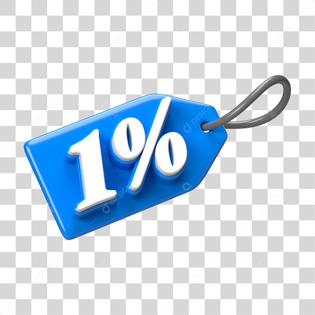 Etiqueta de Preço % PNG Transparente