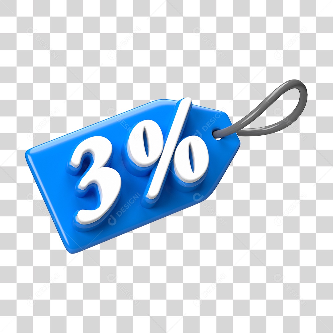 Etiqueta de Preço % PNG Transparente