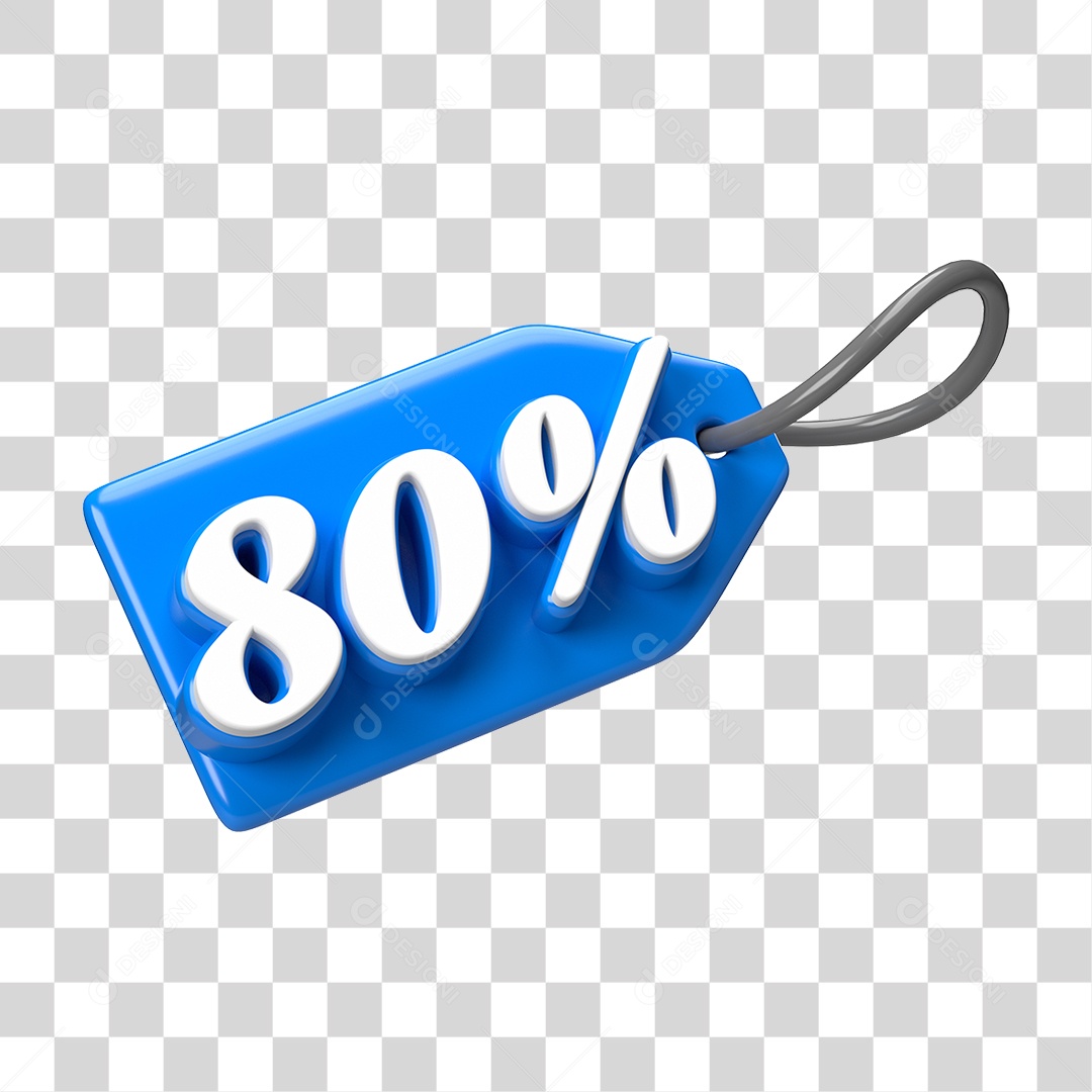 Etiqueta de Preço % PNG Transparente