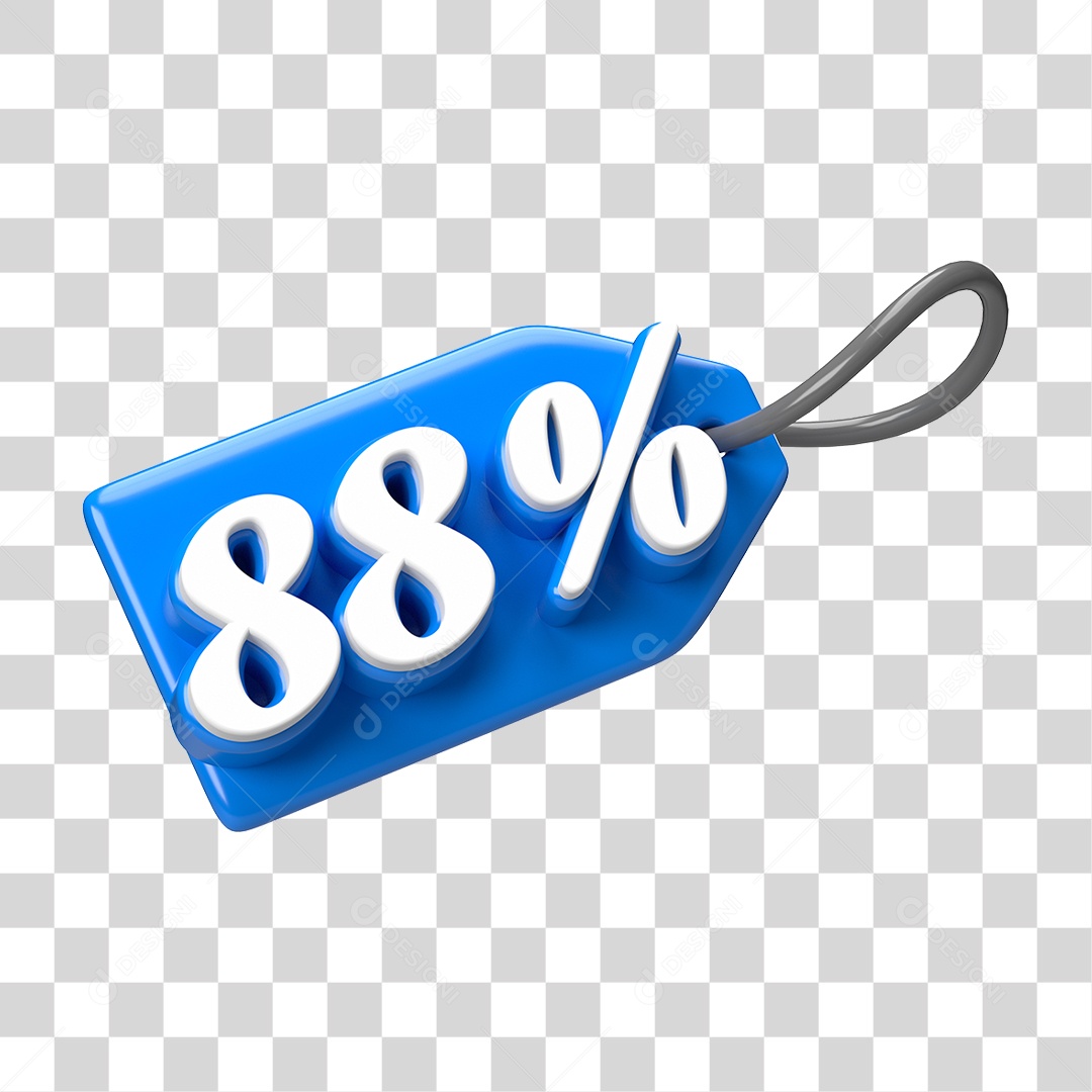 Etiqueta de Preço % PNG Transparente