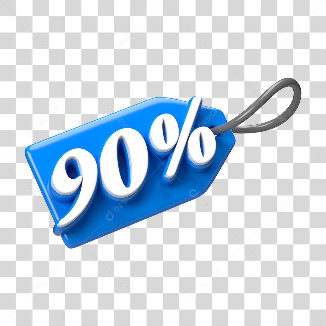 Etiqueta de Preço % PNG Transparente