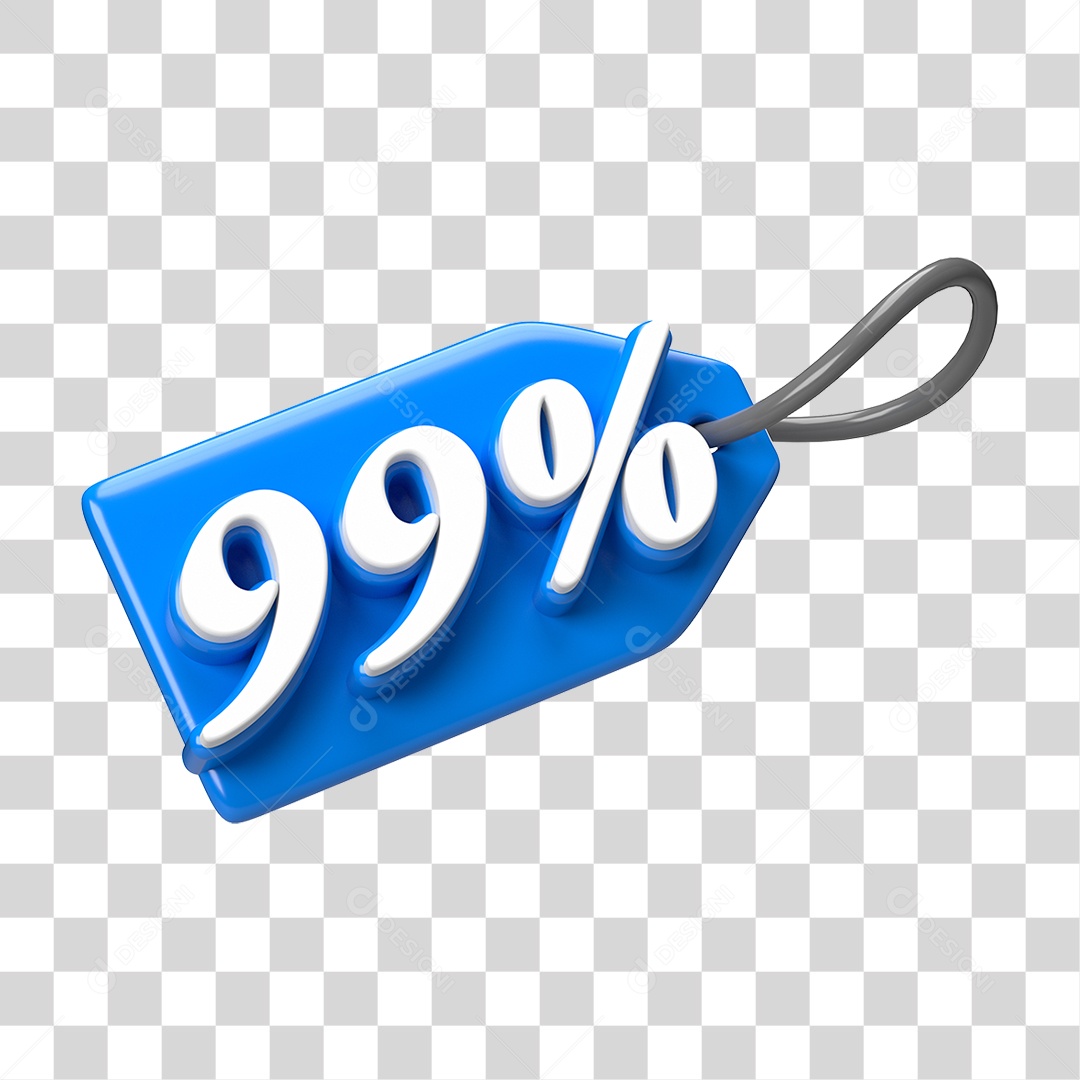 Etiqueta de Preço % PNG Transparente