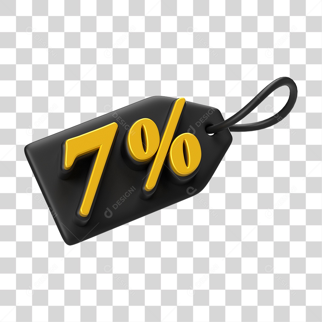 Etiqueta de Preço % PNG Transparente