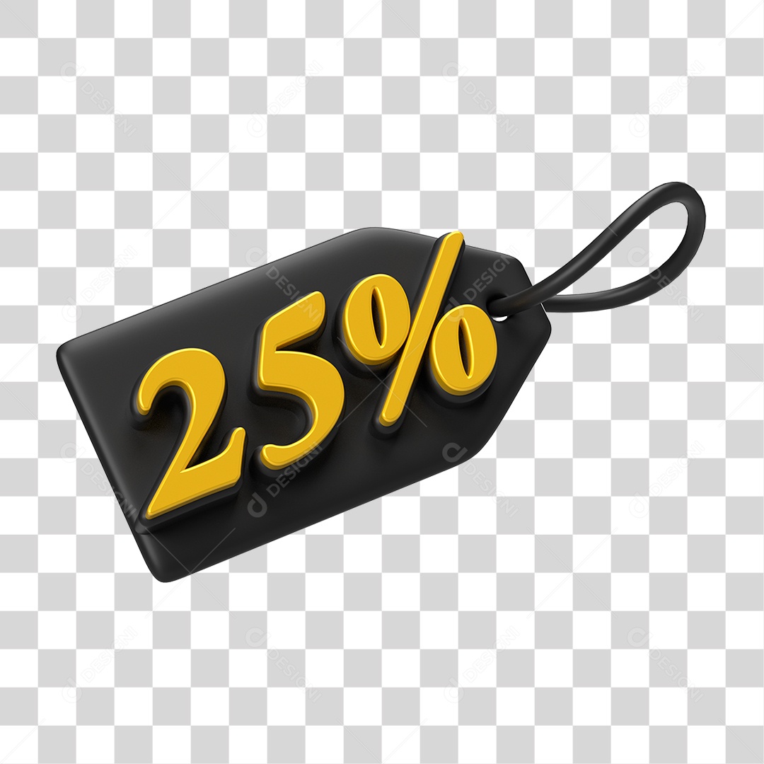 Etiqueta de Preço % PNG Transparente