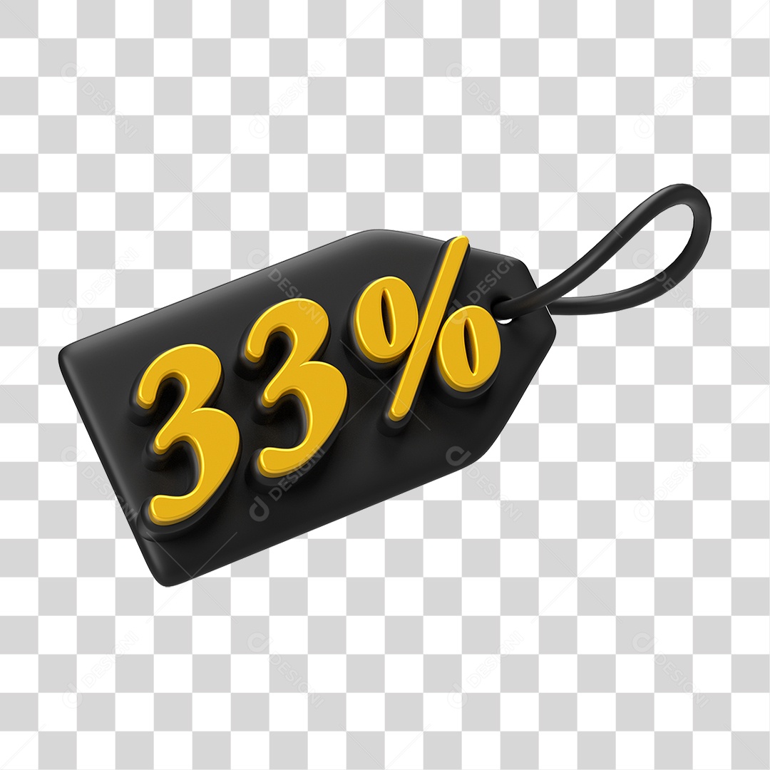 Etiqueta de Preço % PNG Transparente