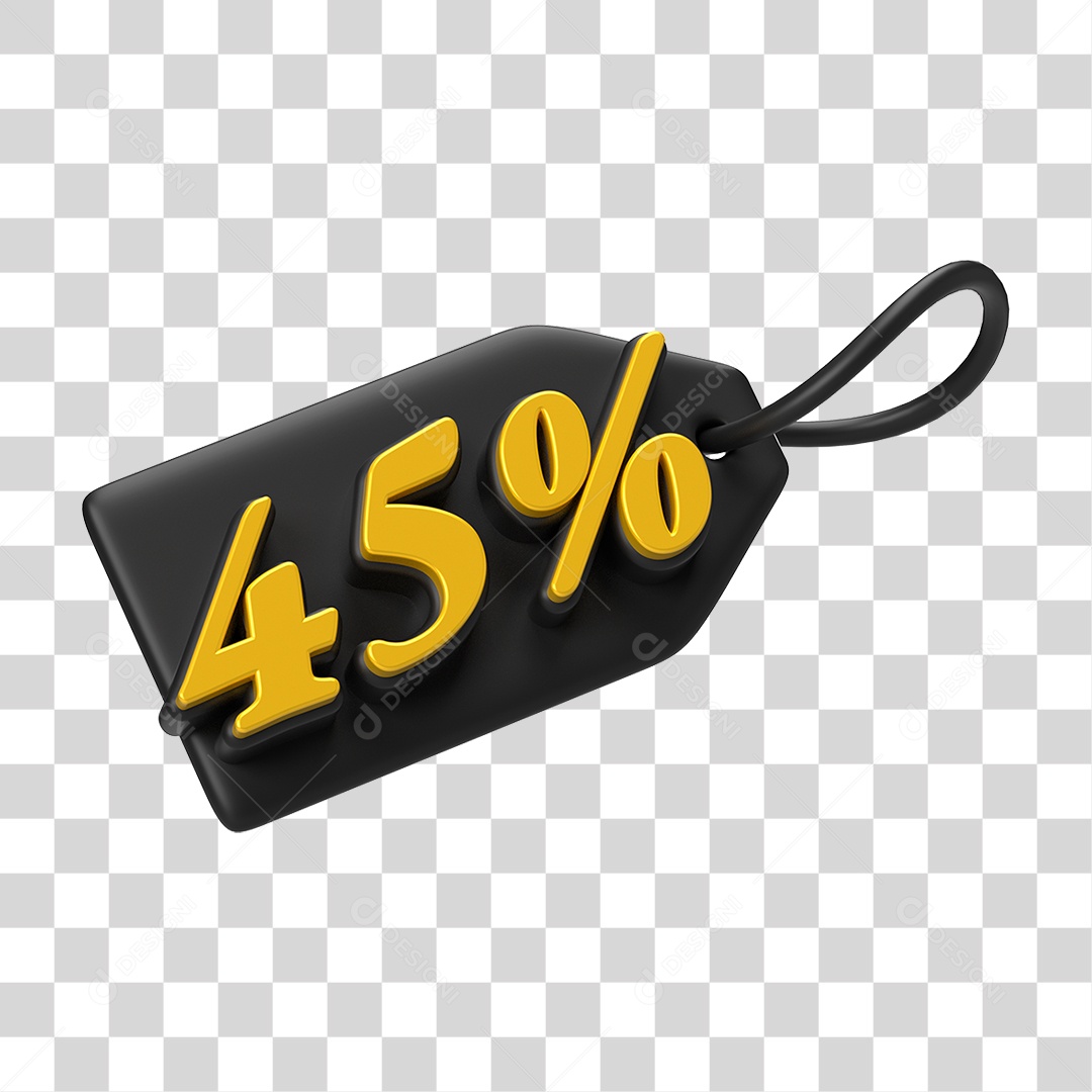 Etiqueta de Preço % PNG Transparente