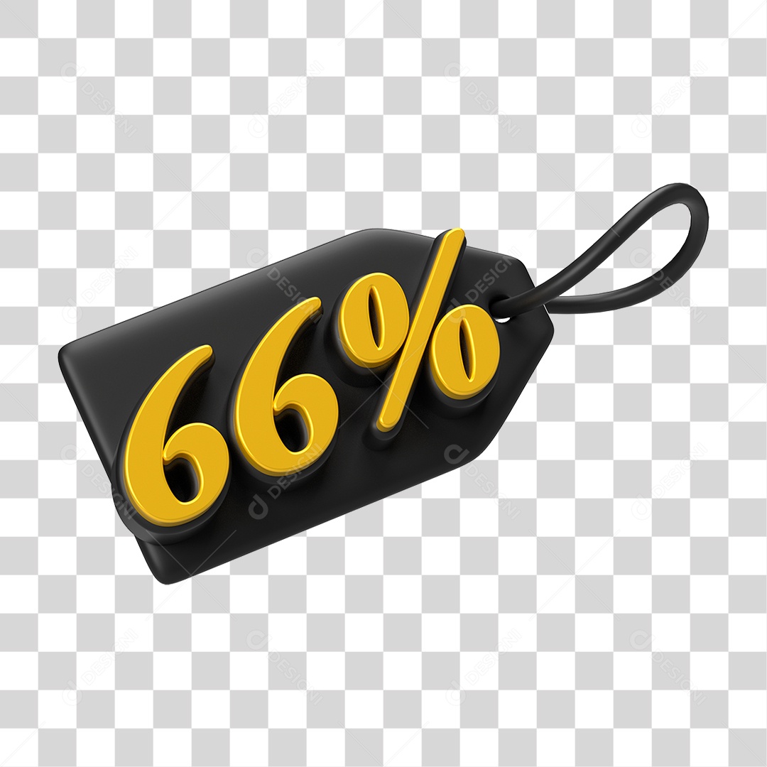 Etiqueta de Preço % PNG Transparente