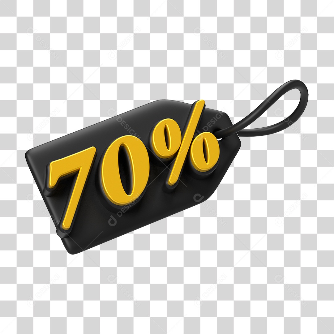 Etiqueta de Preço % PNG Transparente