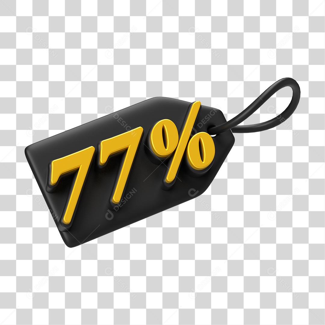 Etiqueta de Preço % PNG Transparente