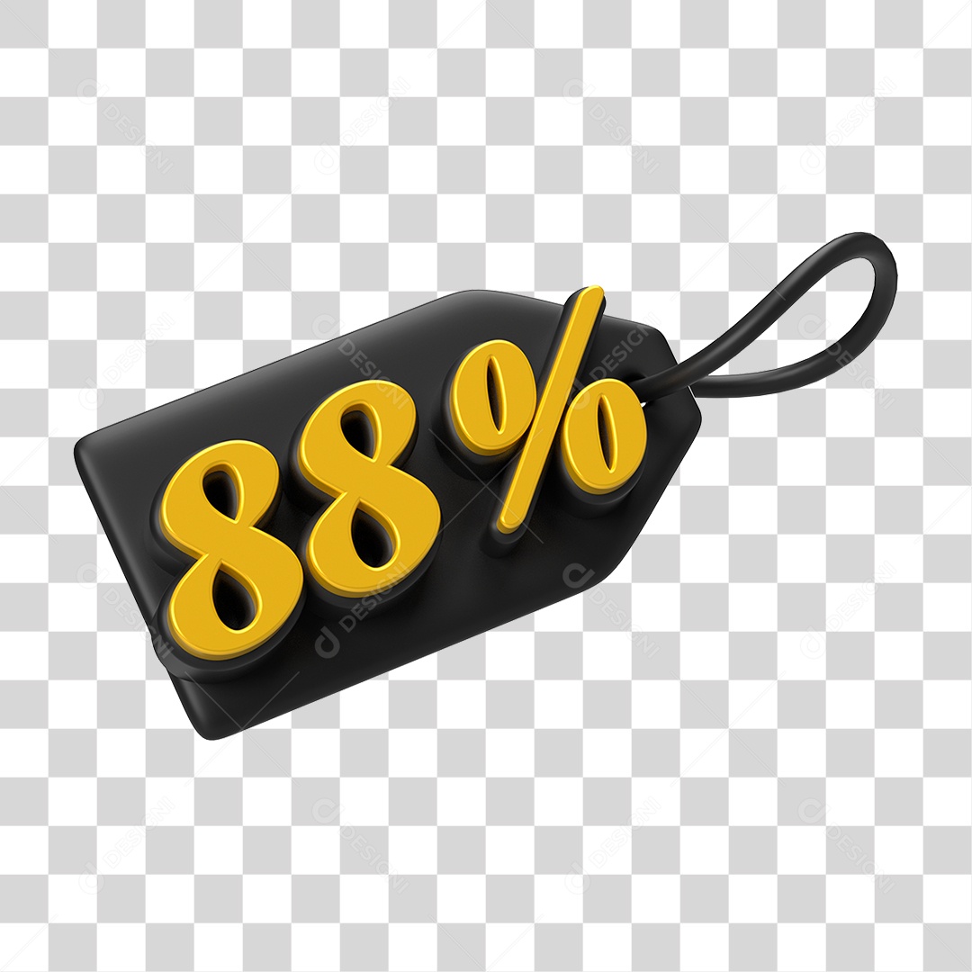 Etiqueta de Preço % PNG Transparente