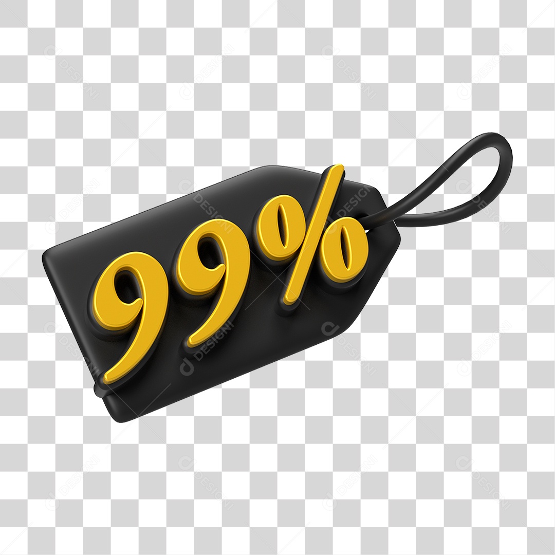 Etiqueta de Preço 99% PNG Transparente