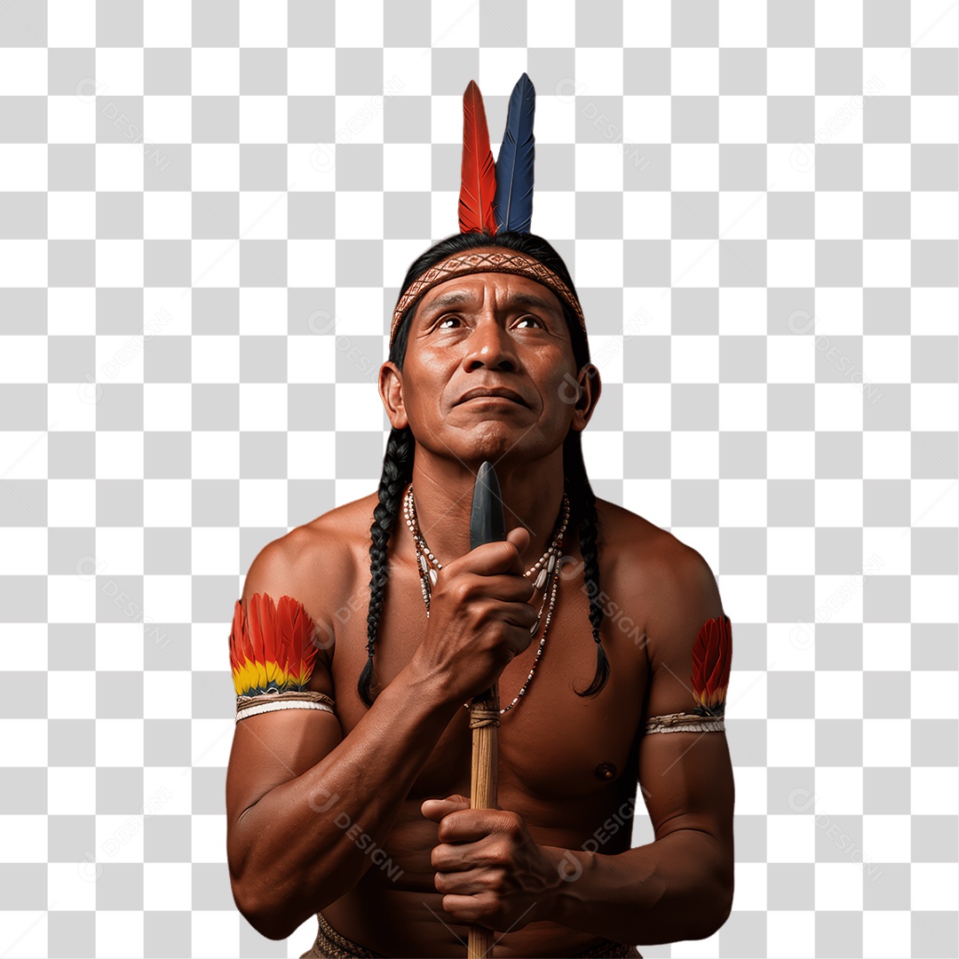 Índio Cacique Povos Indígenas PNG Transparente