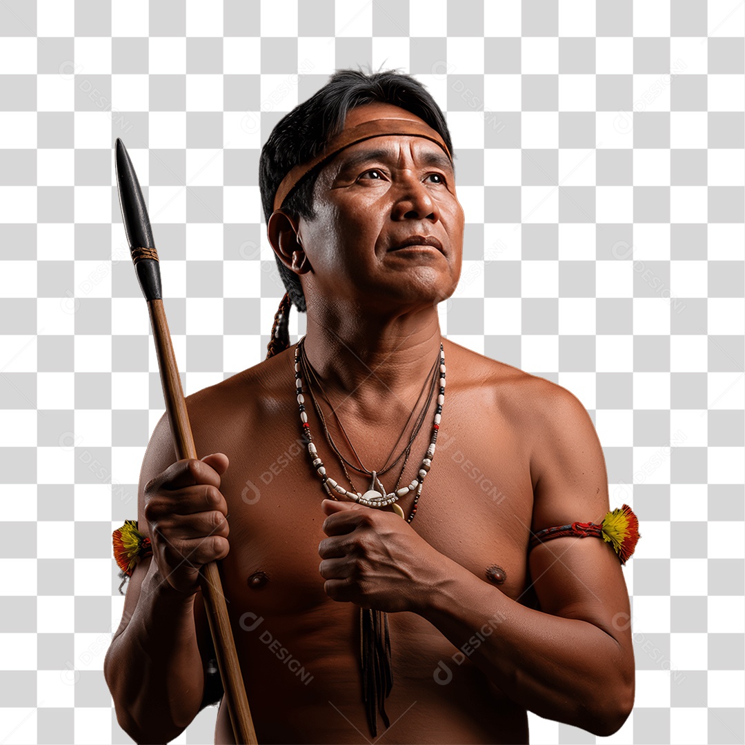 Índio Cacique Povos Indígenas PNG Transparente