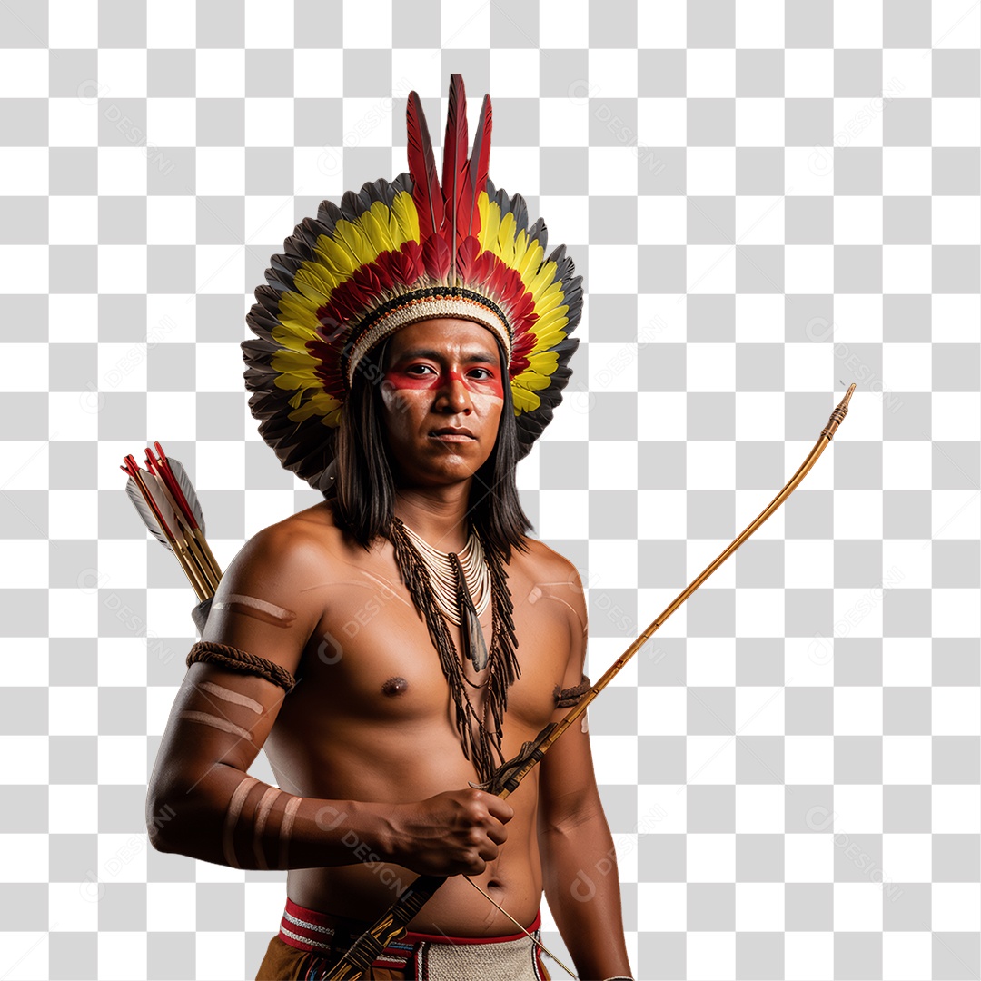 Índio Cacique Povos Indígenas PNG Transparente