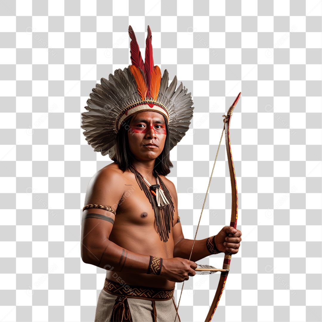 Índio Cacique Povos Indígenas PNG Transparente