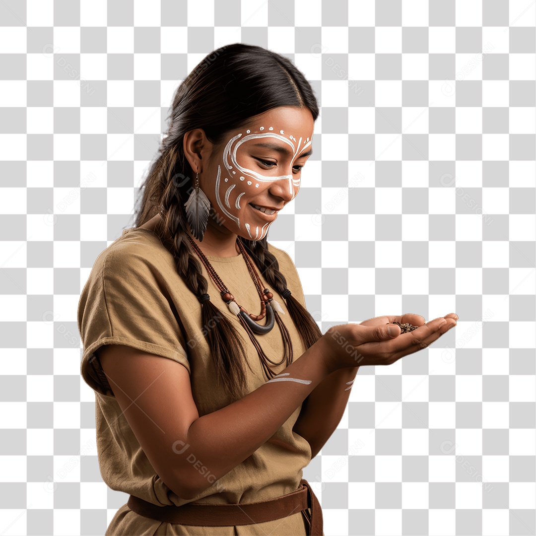 Mulher Indígena Povos indígenas PNG Transparente