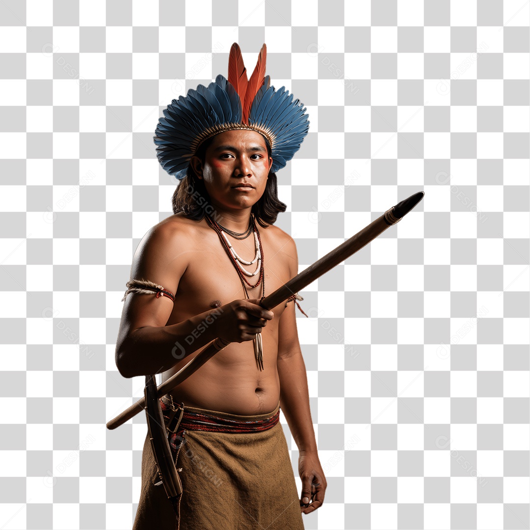 Índio Cacique Povos Indígenas PNG Transparente