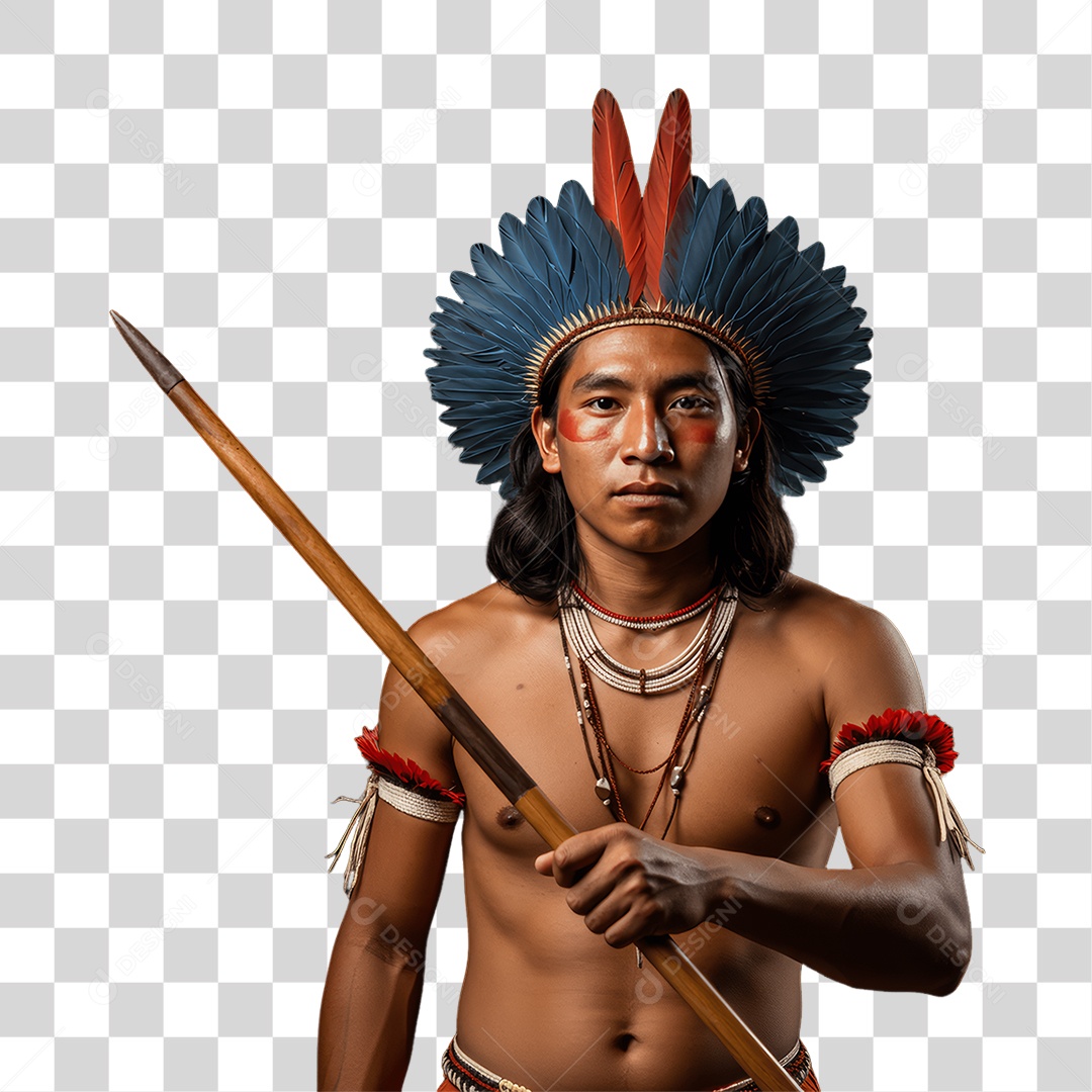 Índio Cacique Povos Indígenas PNG Transparente