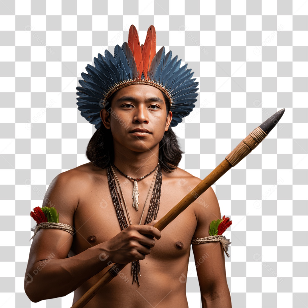 Índio Cacique Povos Indígenas PNG Transparente