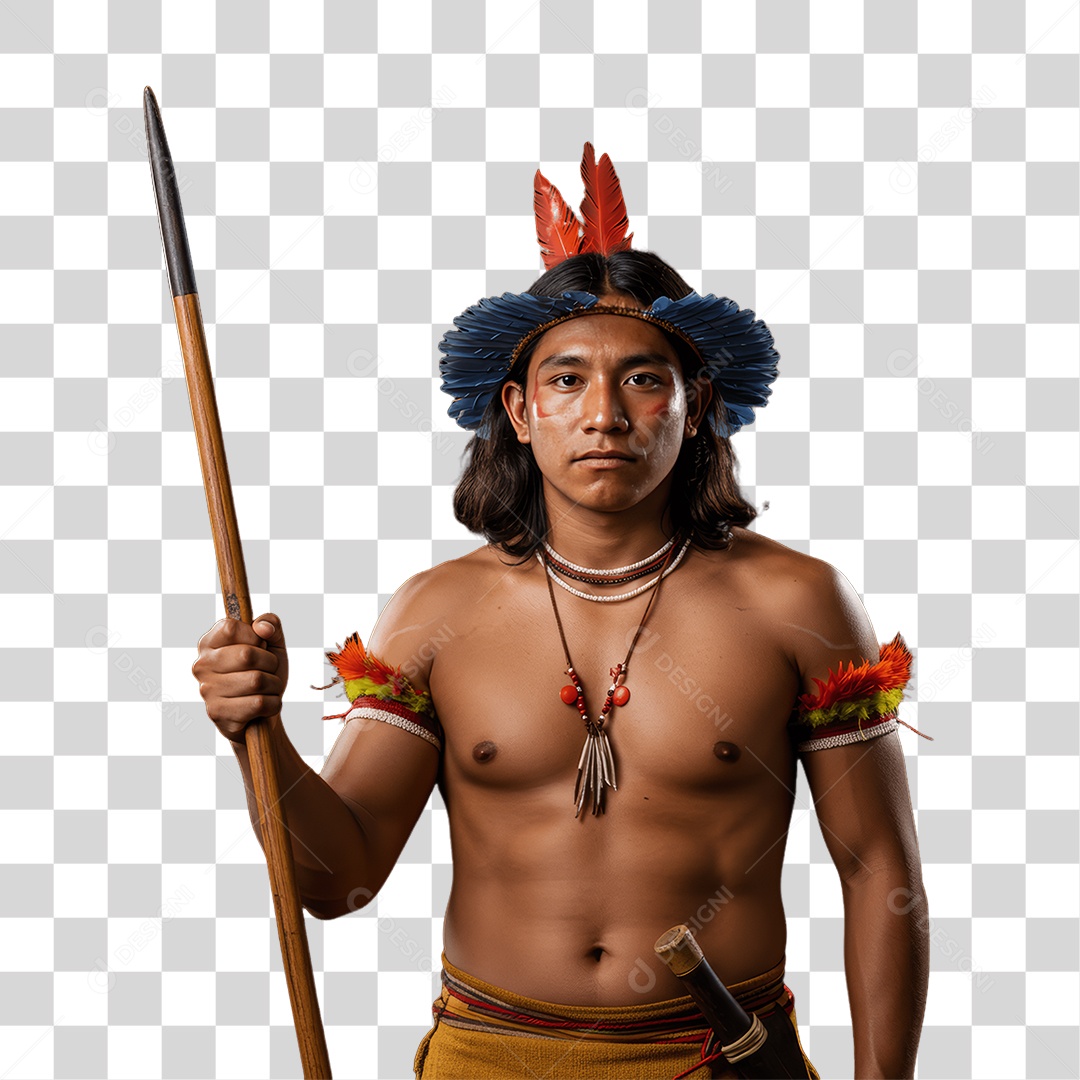 Índio Cacique Povos Indígenas PNG Transparente