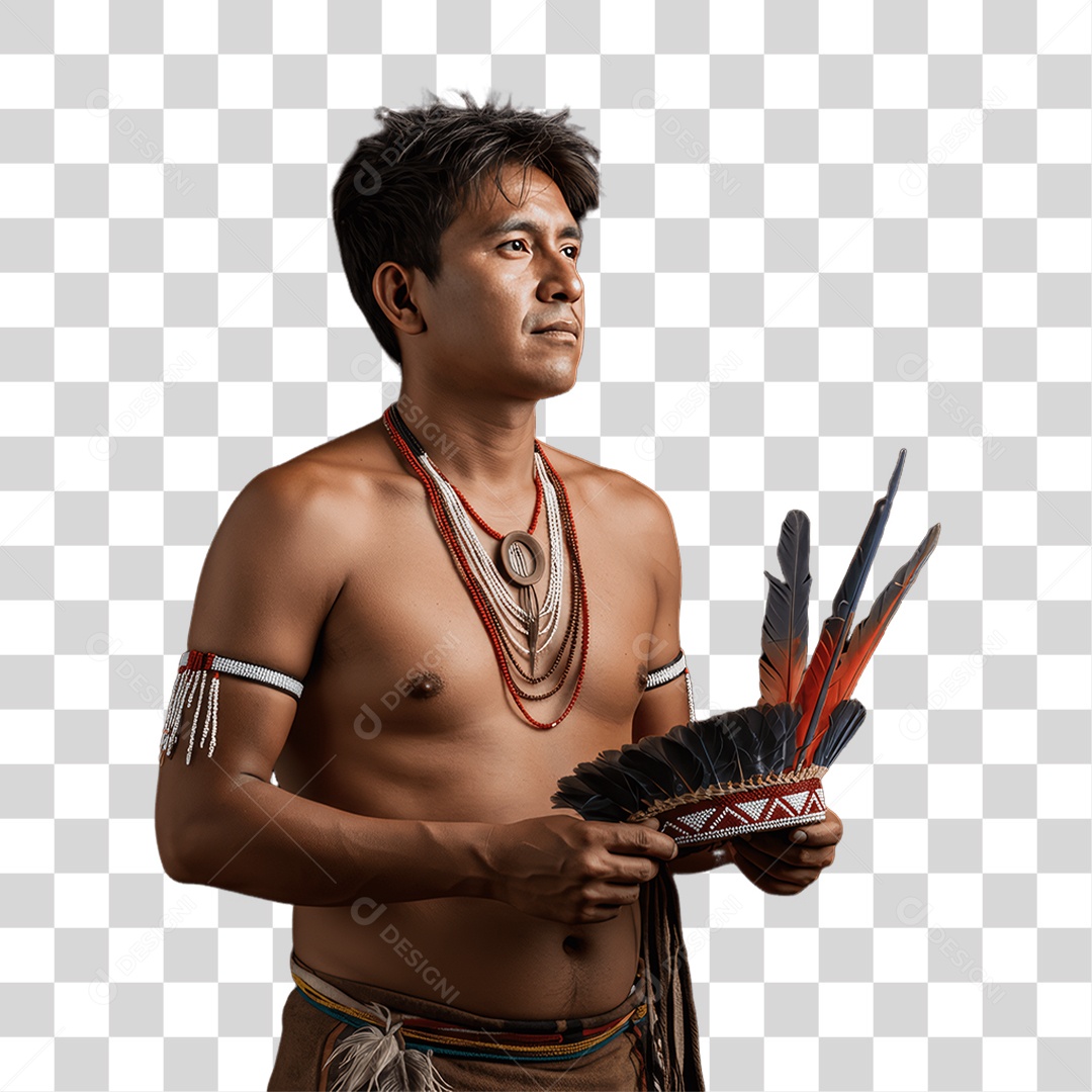 Índio Cacique Povos Indígenas PNG Transparente