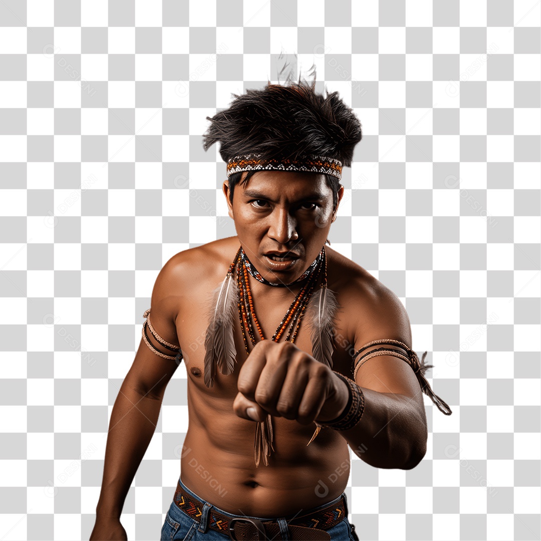 Índio Cacique Povos Indígenas PNG Transparente