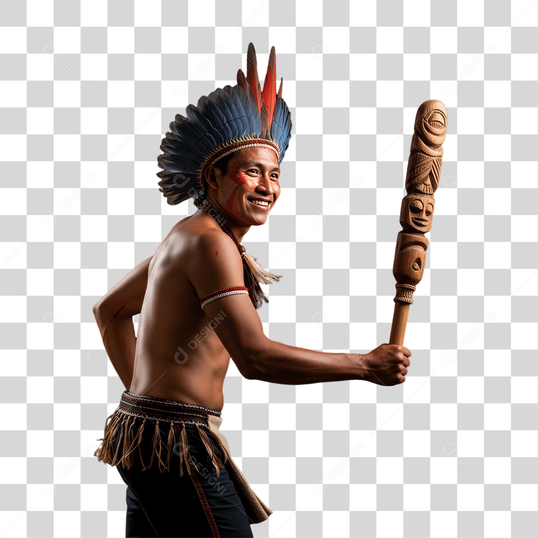 Índio Cacique Povos Indígenas PNG Transparente