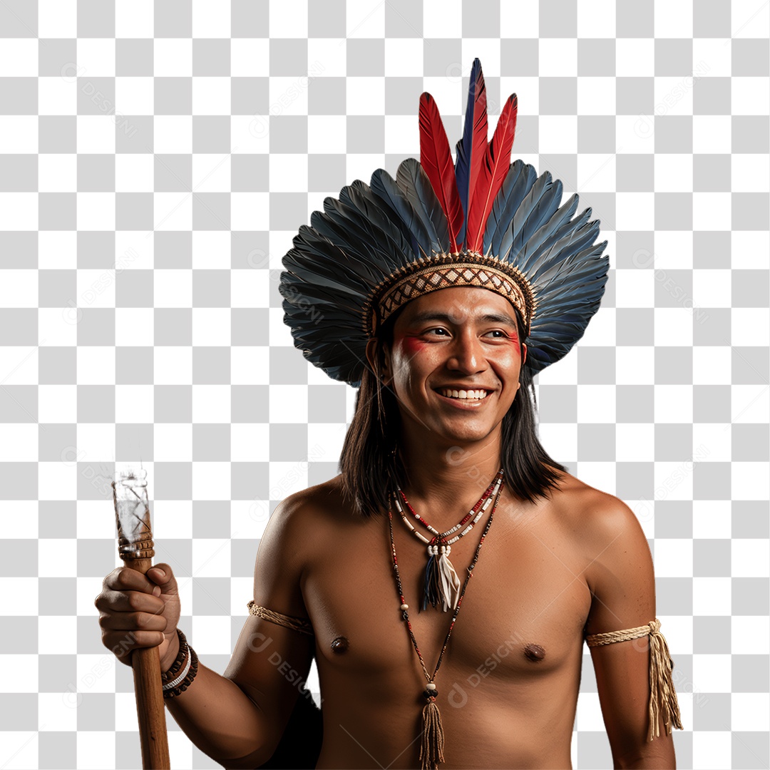 Índio Cacique Povos Indígenas PNG Transparente