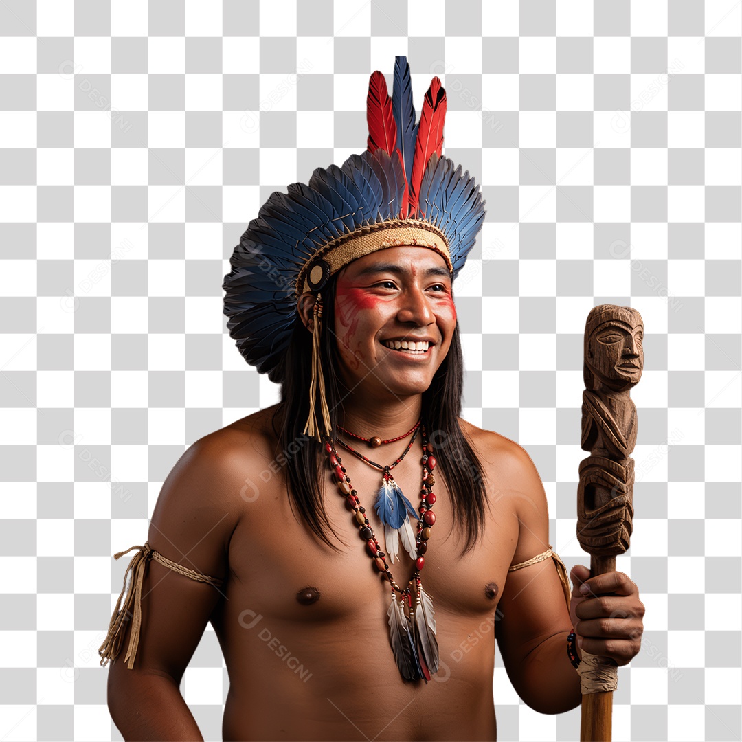 Índio Cacique Povos Indígenas PNG Transparente