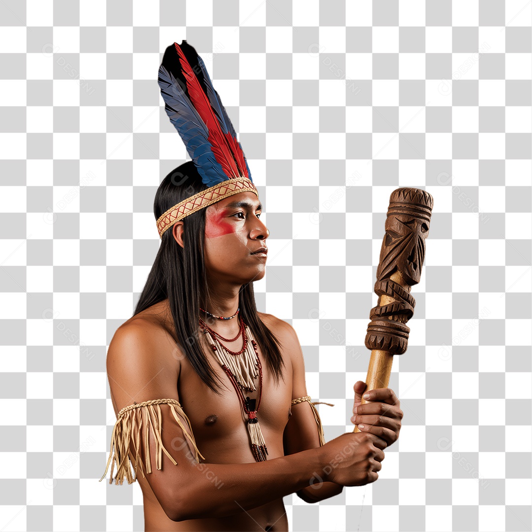 Índio Cacique Povos Indígenas PNG Transparente