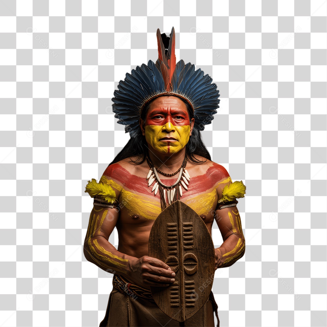 Índio Cacique Povos Indígenas PNG Transparente