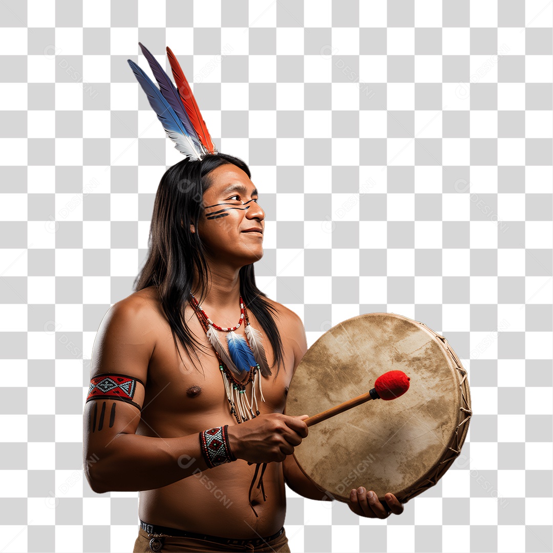 Índio Cacique Povos Indígenas PNG Transparente