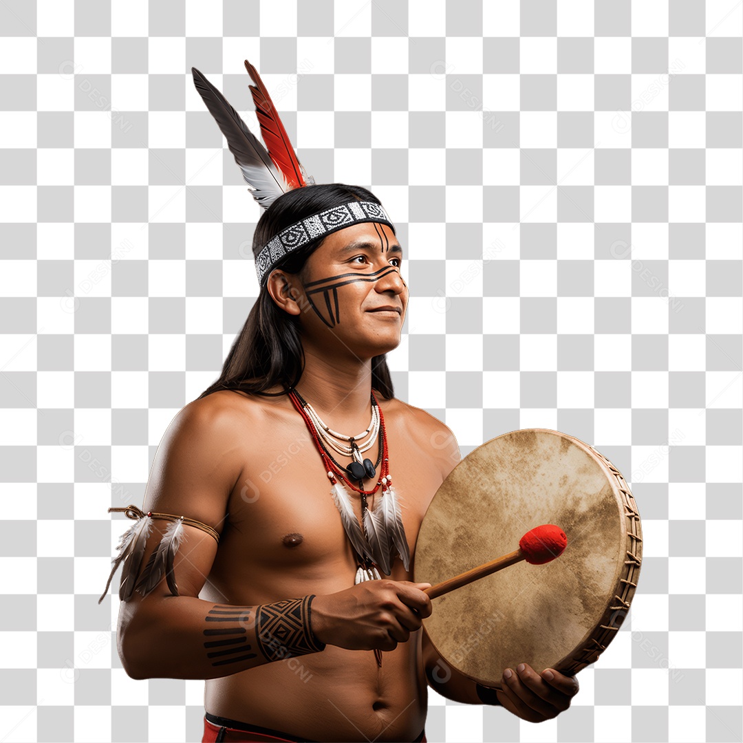 Índio Cacique Povos Indígenas PNG Transparente