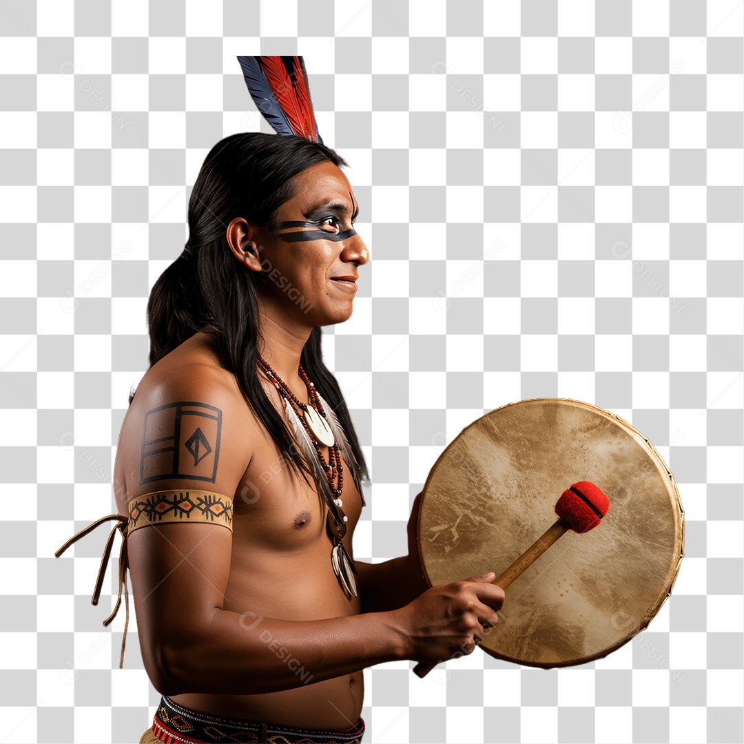 Índio Cacique Povos Indígenas PNG Transparente