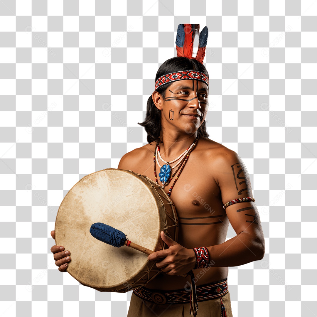 Índio Cacique Povos Indígenas PNG Transparente