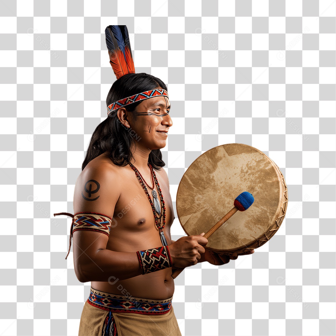 Índio Cacique Povos Indígenas PNG Transparente