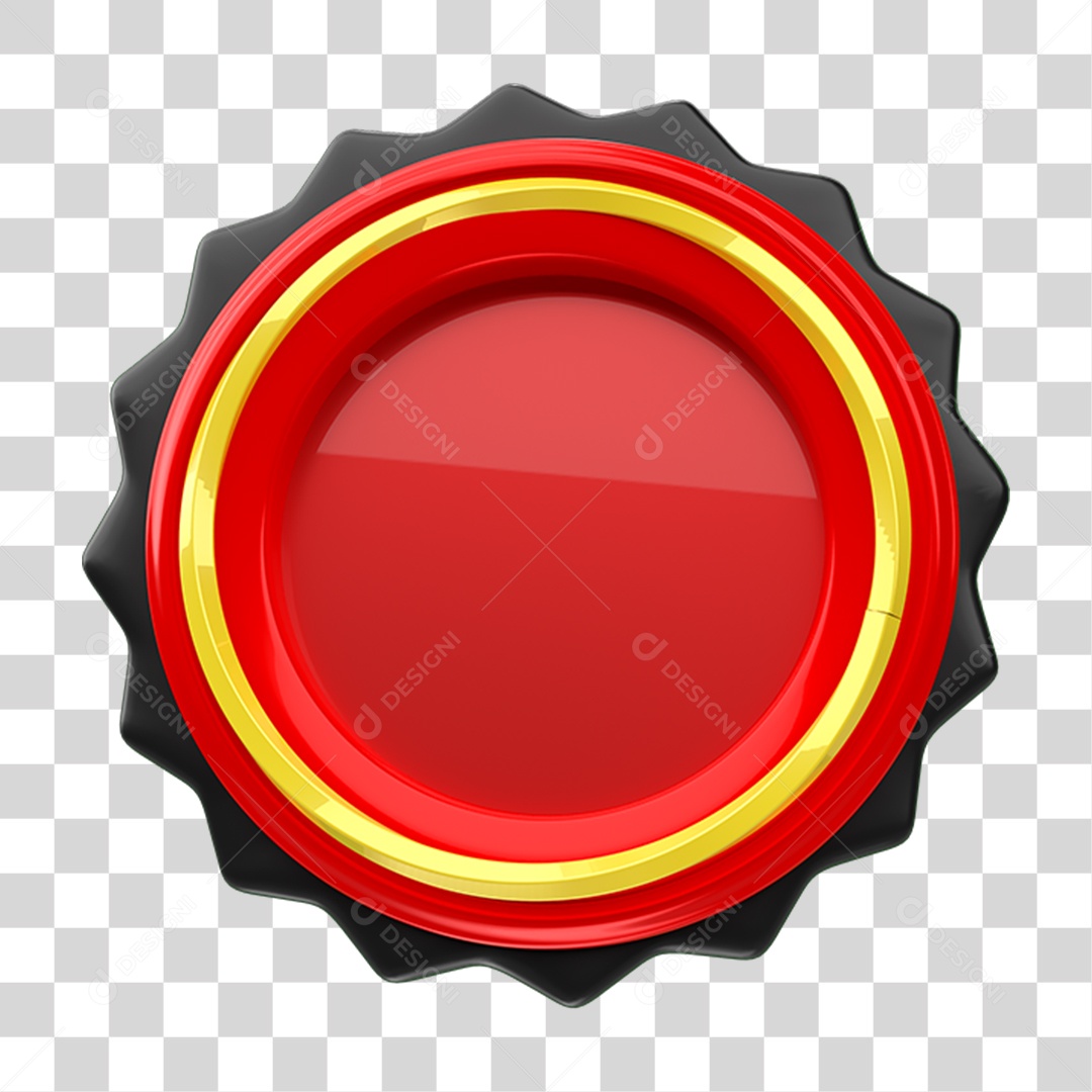 Placa Redonda PNG Transparente