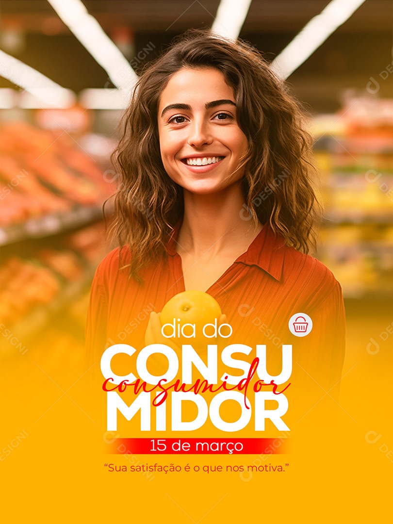 Feliz Dia do Consumidor 15 de Março Social Media PSD Editável