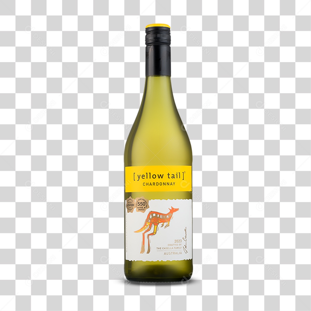 Garrafa de Vinho Branco PNG Transparente