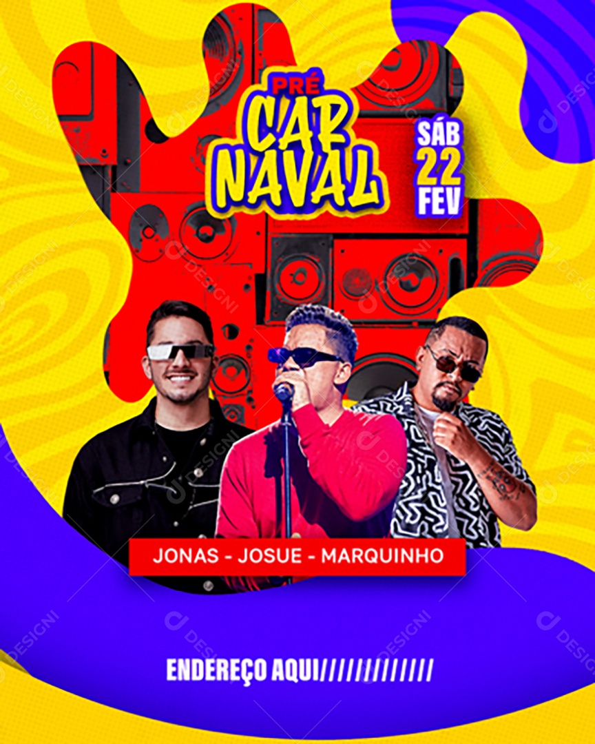 Story Flyer Carnaval Social Media PSD Editável