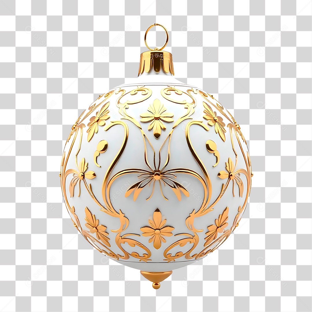 Bola de Natal PNG Transparente