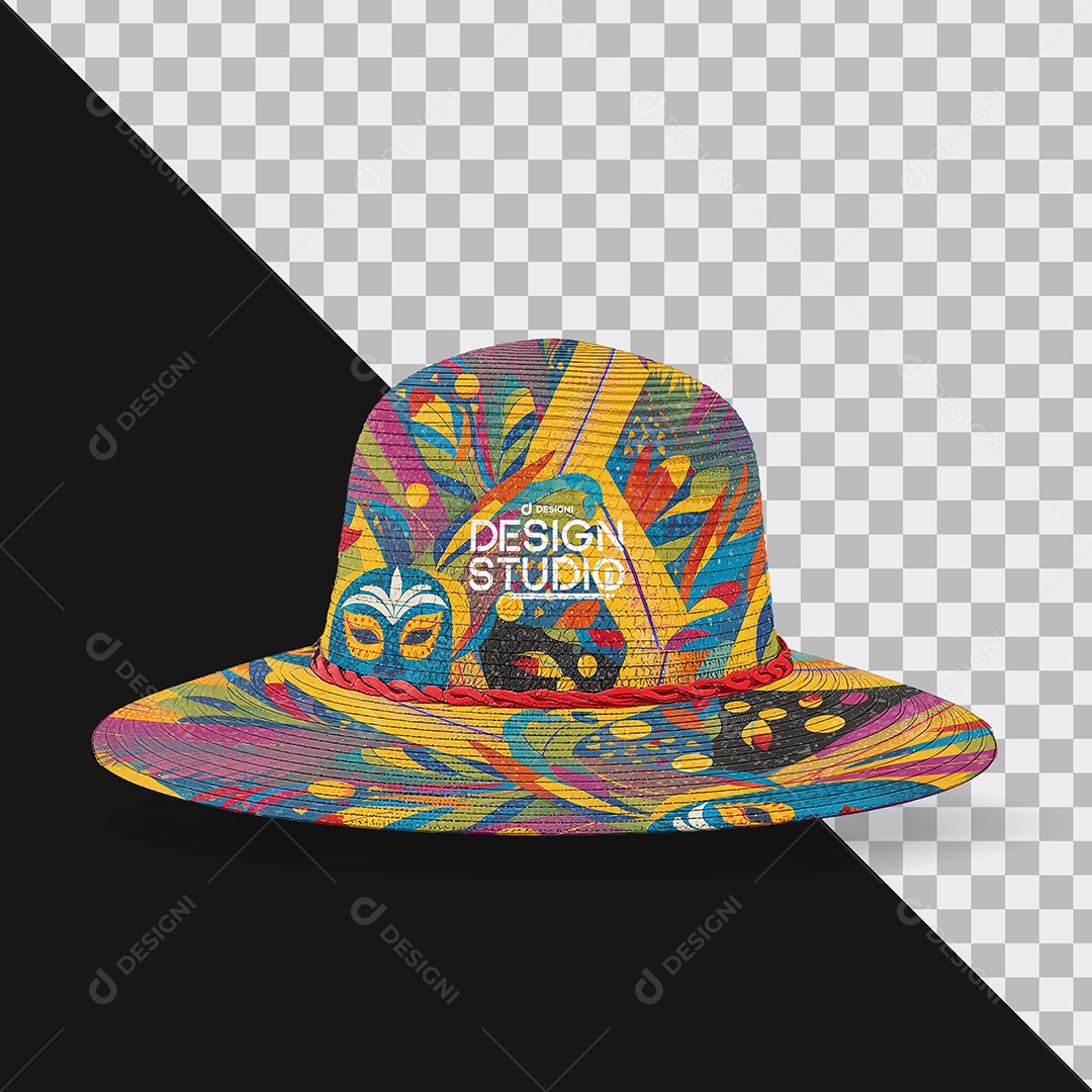 Mockup Chapéu de Sol PSD Editável