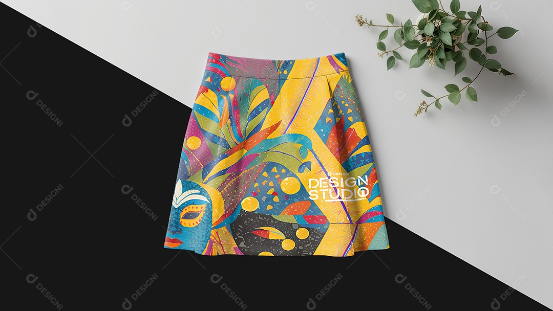 Mockup de Saia PSD Editável