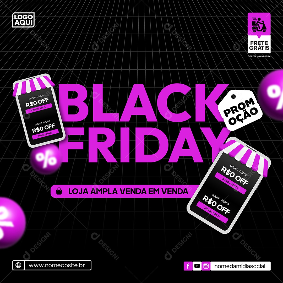 Black Friday Ilustração Vetor EPS Editável