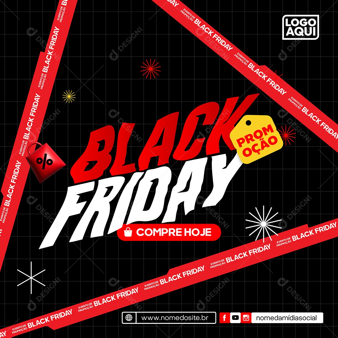 Black Friday Ilustração Vetor EPS Editável