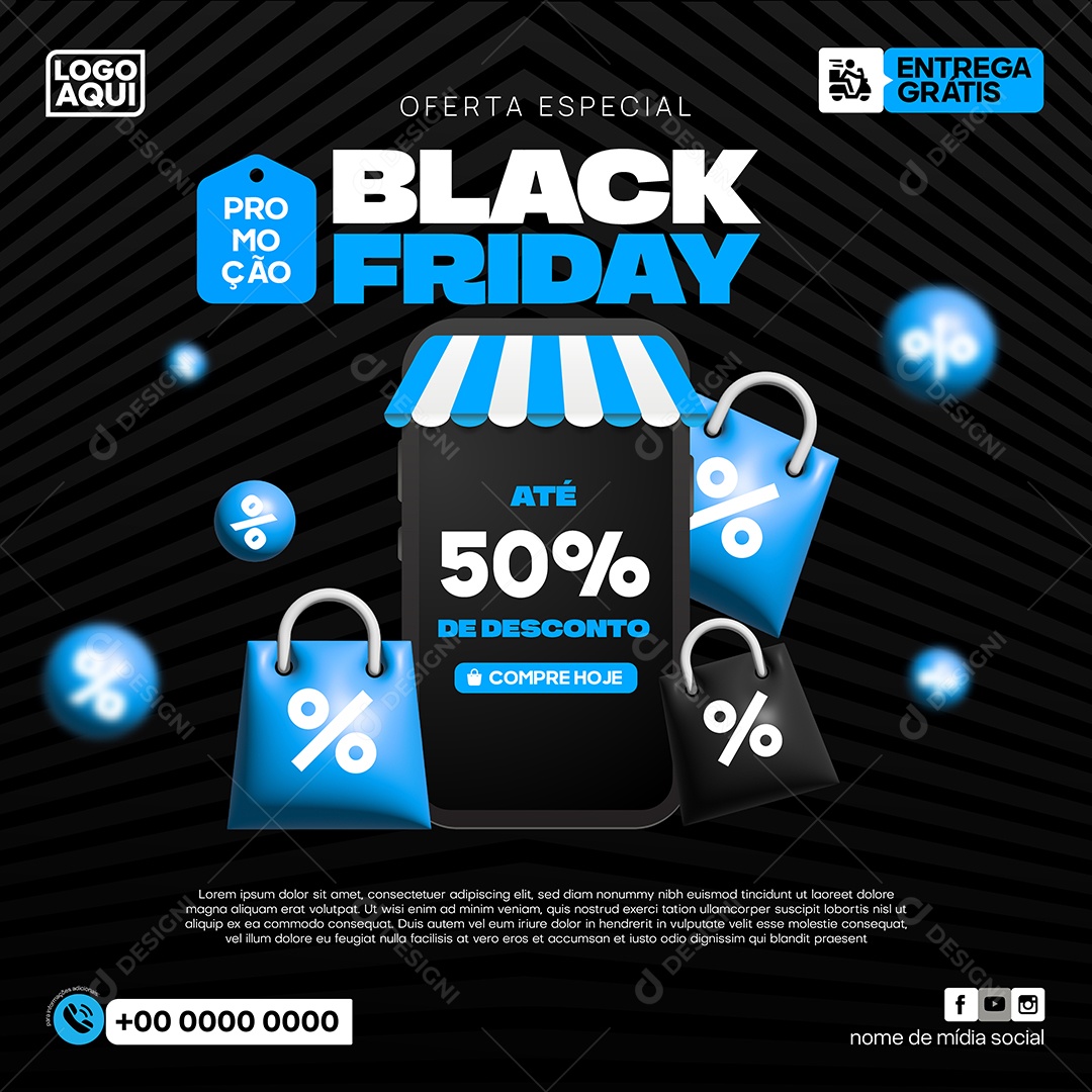 Black Friday Ilustração Vetor EPS Editável