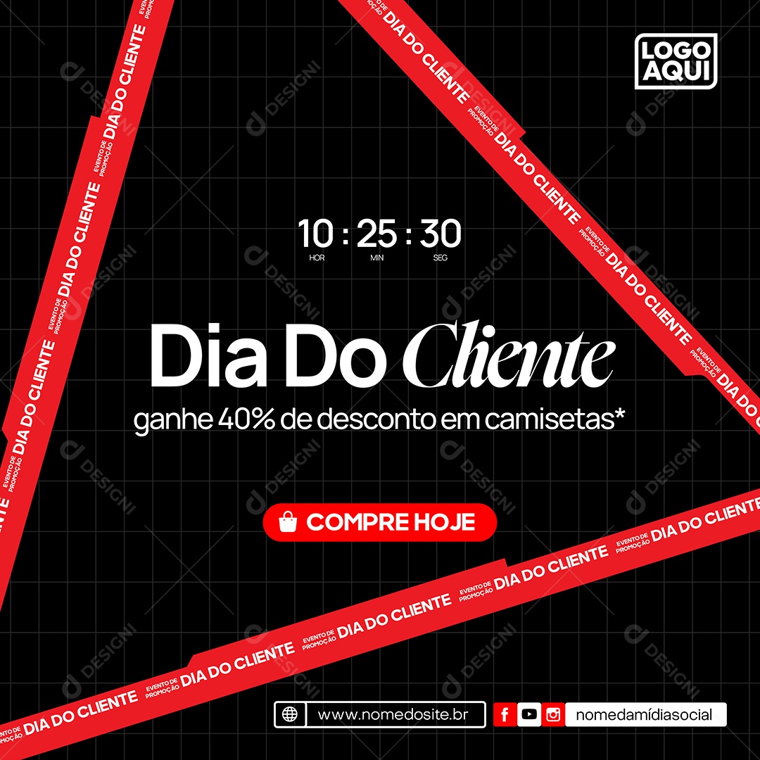 Dia do Cliente Ilustração Vetor EPS Editável