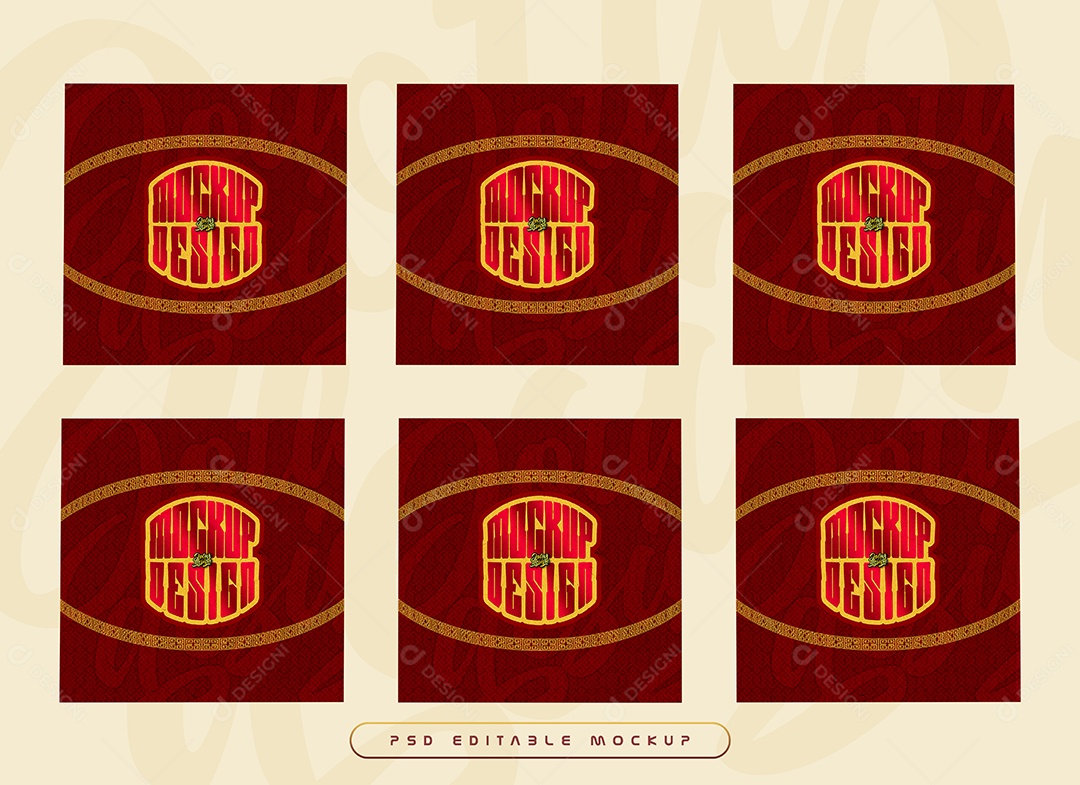 Postagem de Mídia Mockup PSD Editável