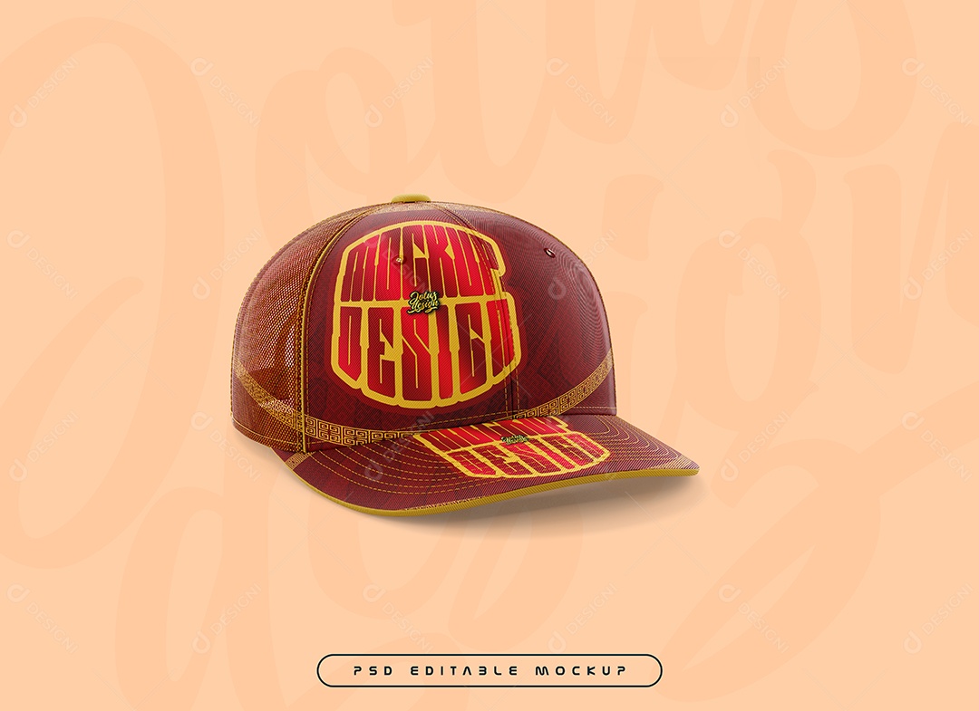 Mockup de Boné PSD Editável